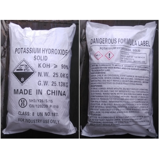 Potassium Hydroxide Flakes, KOH Flakes