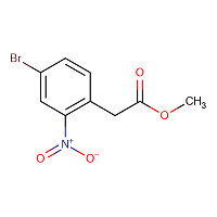 0Methyl 2-(4-bromo-2-nitrophenyl)acetate CAS#100487-82-9